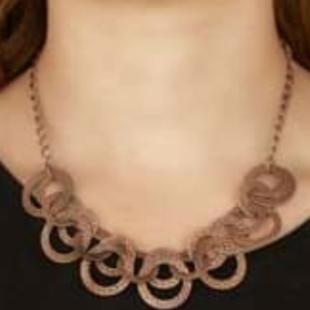 Necklace band earrings set